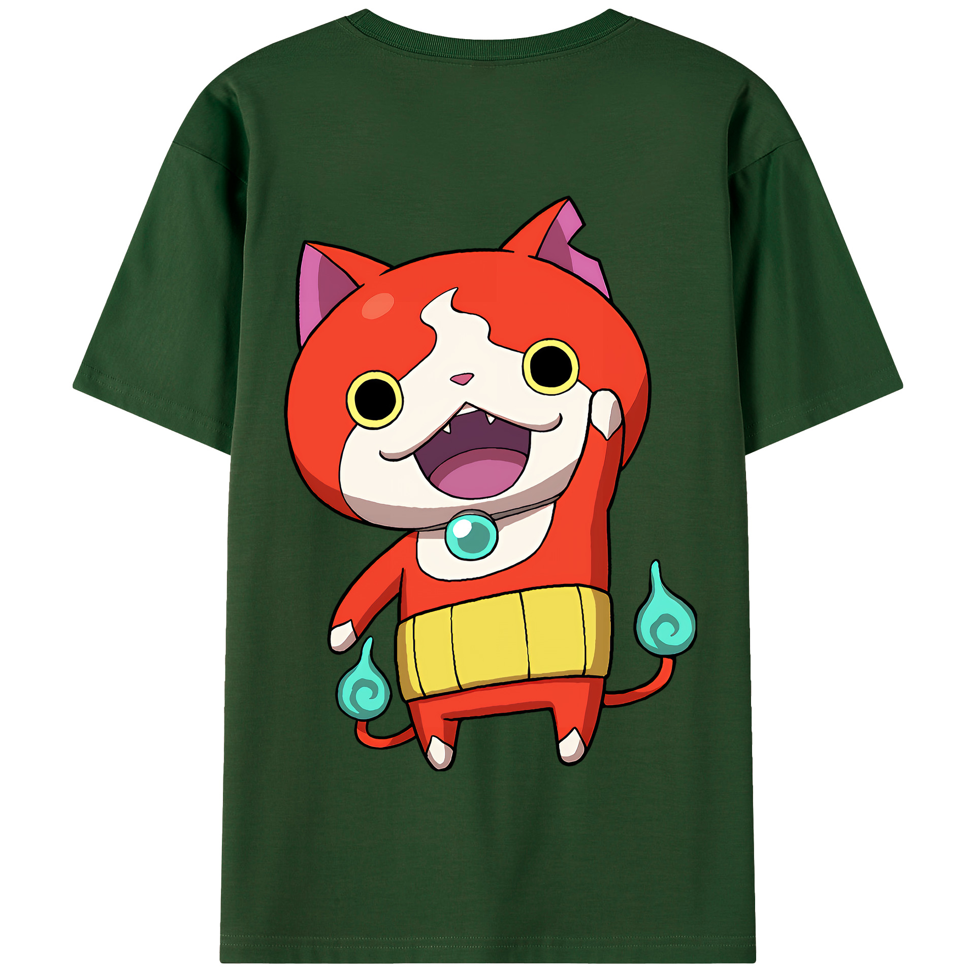 （画像用） 妖怪ウォッチ Yo-kai Watch 綿100％半袖Tシャツ（背面プリント）